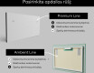 Apšviečiamas dekoratyvinis veidrodis LED - Natural Stones #2